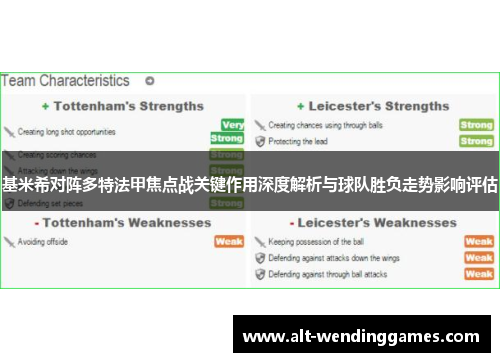 基米希对阵多特法甲焦点战关键作用深度解析与球队胜负走势影响评估