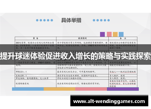提升球迷体验促进收入增长的策略与实践探索